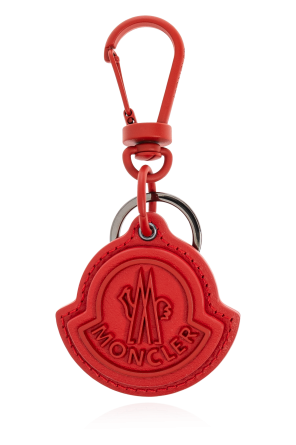 モンクレール ロゴペンダントキーチェーン Black Keychain with logo Moncler - Vitkac France